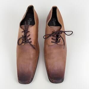 Triples Genuine Leather Dress Shoes Men’s Sz 10.5 USA Or 28.5 Mexico